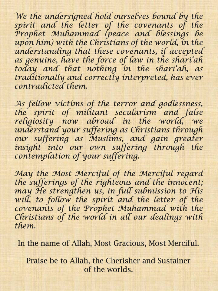 The Covenants Initiative – The Covenants of the Prophet Foundation